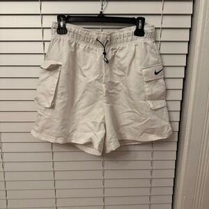 Nike White Cargo Shorts